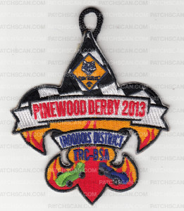 Patch Scan of X165213A Iroquois District Pinewood Derby