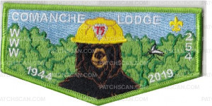 Patch Scan of Comanche Lodge Construction Bear Spring Flap