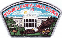 NCAC Eagle Wood Badge CSP Silver Border National Capital Area Council #82