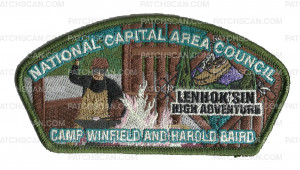 Patch Scan of NCAC Lenhok'sin High Adventure Camp Winfield And Harold Baird