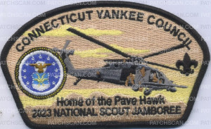 Patch Scan of 457421-Home of the pave hawk 2023 National Scout Jamboree