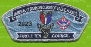 Patch Scan of 2023 James E. O’Bannon Class of Eagle Scouts (CSP)