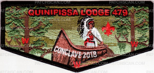 Patch Scan of Quinipissa Lodge 479 - Conclave 2018 Flap