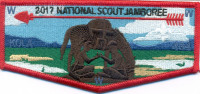 2017 National Scout Jamboree - pocket flap Longs Peak Council #62 merged with Greater Wyoming Council