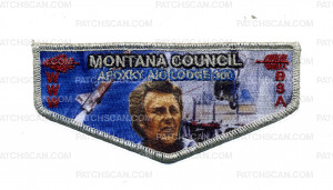 Patch Scan of Montana Council Apoxky Aio Lodge 300 Flap