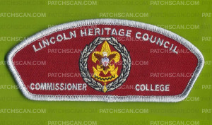 Patch Scan of Lincoln Heritage Council - Commissioner College
