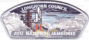 Patch Scan of Longhorn Council 2017 National Jamboree 1st Scout Shuttle Commander