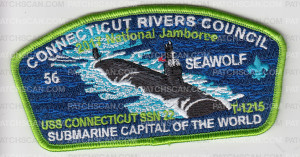 Patch Scan of CRC National Jamboree 2017 Connecticut #56