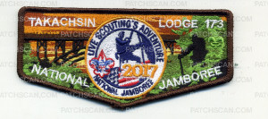 Patch Scan of Takachsin Lodge 173 Jamboree Flap