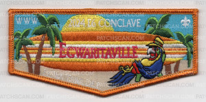 Patch Scan of 2024 EGWA CONCLAVE ORANGE BORDER