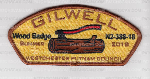 Patch Scan of Gilwell Wood Badge N2-388-18 CSP