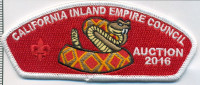 California Inland Empire CSP Auction 2016 California Inland Empire Council #45