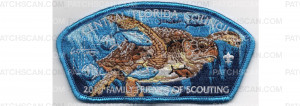 Patch Scan of 2019 Friends of Scouting CSP Light Blue Border (PO 88185)