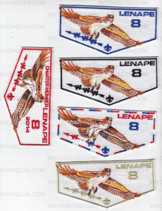 Patch Scan of Lenape Lodge 8 Flaps 2014 