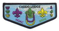 Caddo Lodge 149 NOAC 2024 Flap (Black) Norwela Council #215