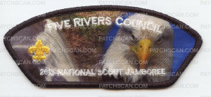 Patch Scan of 2013 Jamboree- Five Rivers Council- Eagle- #211960