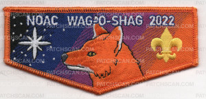 Patch Scan of wag o shag flap- ORANGE
