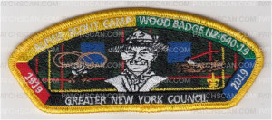 Patch Scan of GNYC Wood Badge CSP gold 