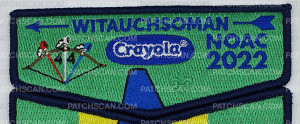 Patch Scan of Witauchsoman Lodge #44 Crayola NOAC Set