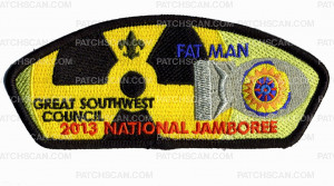 Patch Scan of 2013 Jamboree- Great Southwest Council- #211513