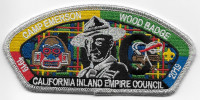 Camp Emerson Wood Badge CIEC Silver Metallic  California Inland Empire Council #45