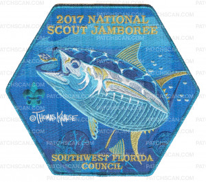 Patch Scan of Southwest Florida Council 2017  NSJ - Center Patch Yellow Fin Tuna