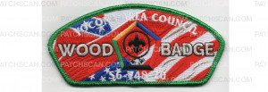Patch Scan of Wood Badge S6-748-20 CSP (PO 89232)