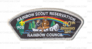 Patch Scan of Rainbow Council Rainbow Scout Reservation FOS CSP
