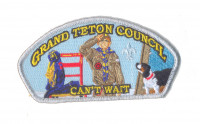 GTC - Cant Wait CSP Silver Metallic Grand Teton Council #107