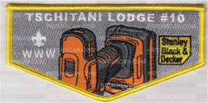 Patch Scan of Tschitani Lodge #10 NOAC 2018 Drill Flap