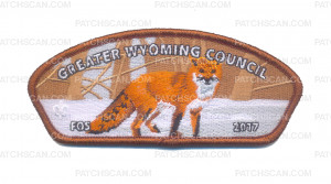 Patch Scan of Greater Wyoming Council 2017 FOS CSP