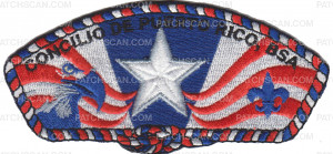 Patch Scan of Puerto Rico Council, BSA - Foam Star