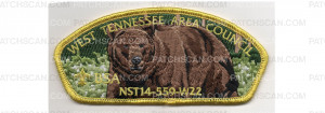Patch Scan of Wood Badge CSP Bear (PO 100211)