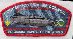 Patch Scan of CRC National Jamboree 2017 Nathan Hale #7
