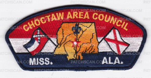 Patch Scan of Choctaw Area Council CSP Flags
