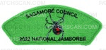 Patch Scan of Sagamore Council - 2023 NSJ - Black Widow CSP Ghosted
