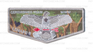 Patch Scan of Lenape 8 Ceremonies Team Flap Gray Border