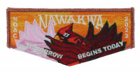 NAWAKWA NOAC 2022 (Colored) Flap  Heart of Virginia Council #602