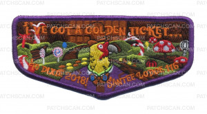 Patch Scan of Santee Lodge - I've Got a Golden Ticket Flap