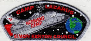 Patch Scan of 34999 - Camp Lazarus Resident Camp 2014 Patch
