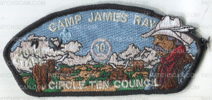 Patch Scan of 34784 - Circle Ten Council Camp James Ray Cowboy 2014 CSP