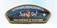 Scout On! 2021 FOS CSP (Gold Metallic)  Westark Area Council #16 merged with Quapaw Council