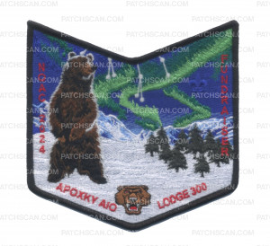 Patch Scan of Apoxky Aio 300 2024 NOAC pp green Northern Lights