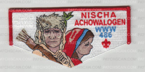 Patch Scan of Nischa Achowalogen NOAC 2018 White Pocket Flap