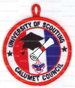 Patch Scan of X164389B UNIVERSITY OF SCOUTING CALUMET 2013