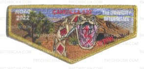 Patch Scan of Cahuilla 127 NOAC 2022 flap gold met border