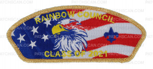 Patch Scan of Rainbow Council Class of Eagles 2021 CSP 