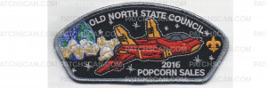 Patch Scan of Popcorn Sales 2016 Space Jet Silver Border