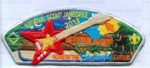 Patch Scan of National Scout Jamboree 2013 - CIEC - Red Guitar