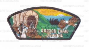 Patch Scan of Oregon Trail Council CSP Black Border